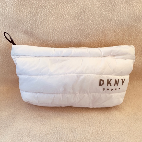 NEW Bag Clutch Style DKNY Sport White Puffer Style Casual - Picture 3 of 10